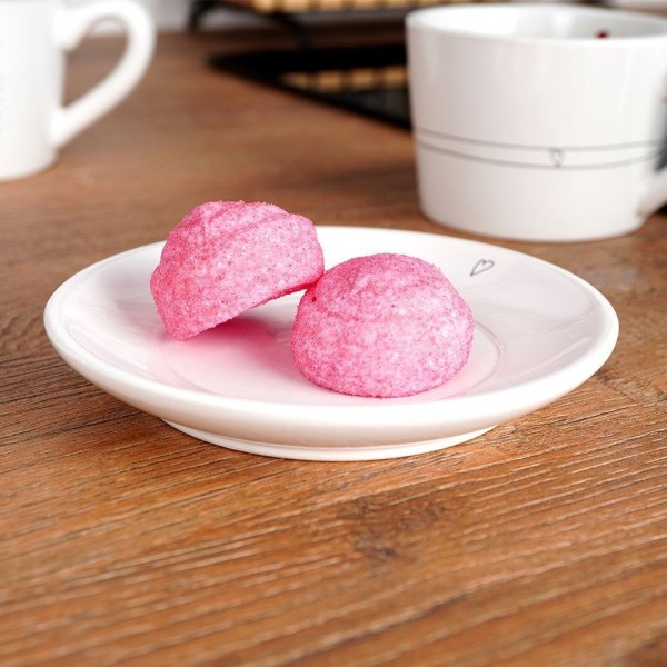 Десертний тарілка, Orion, Serce 12 см, керамічна біла — для подачі солодощів