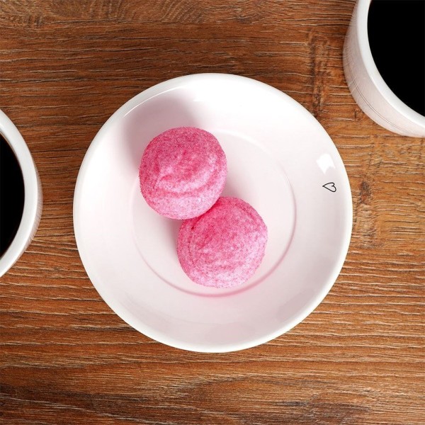 Десертний тарілка, Orion, Serce 12 см, керамічна біла — для подачі солодощів