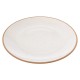 Десертна тарілка Orion 129106, керамічна бежева 20 см — для сервірування та подачі десертів