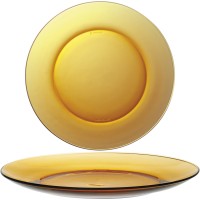 Десертна тарілка Duralex LYS AMBER 190 мм помаранчева, 6 шт для сервірування десертів