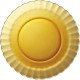 Talerze deserowe Duralex Picardie Amber pomarańczowe śr. 205 mm zestaw 6 szt.