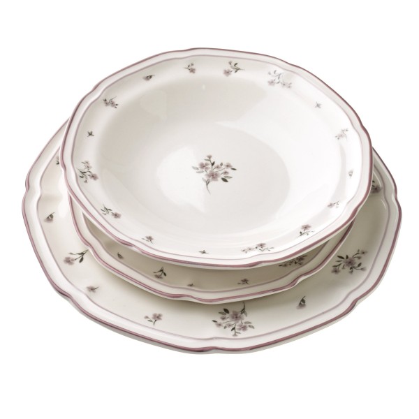 Talerz deserowy Rosalie 22 cm do serwowania słodkich przekąsek