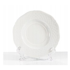 Talerz deserowy Afrodyta Spodek 17 cm do serwowania kawy i ciast