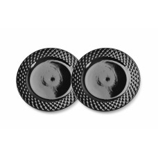 Talerze deserowe DIAMENT Black komplet 2 szt. 20,5 cm