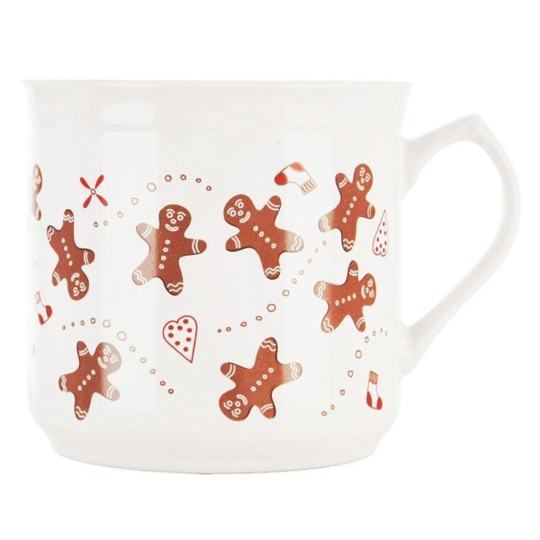 Kubek ceramiczny, ORION PIERNICZEK 129467 — duży 700 ml, biały (do kawy i herbaty)