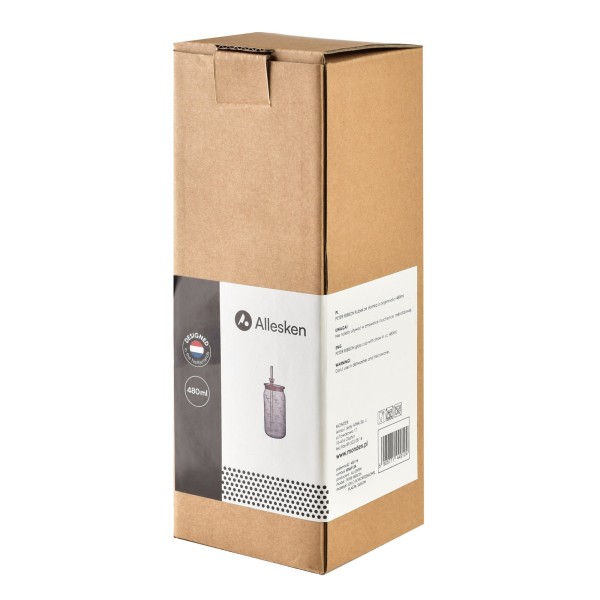 Кухоль Peter Ribbon з трубочкою 480 мл для зручного пиття