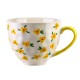 Kubek Florella 400ml do kuchni z żółtymi kwiatkami 11x15x9cm