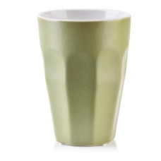 Kubek porcelanowy Boho 330 ml jasnozielony do codziennego użytku