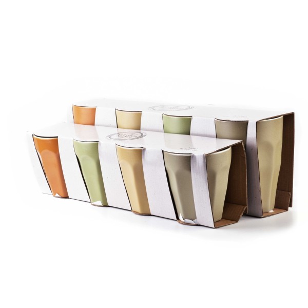 Чашка Boho Kubek Porcelana 330 мл для щоденного використання, світло-зелена