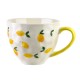 Kubek LIMONE 400ml do napojów z motywem cytryny 11x15x9cm