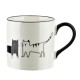 Kubek COTTELLO 370 ml do codziennego użytku porcelanowy