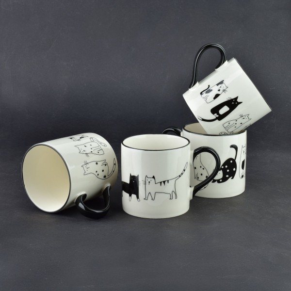 Kubek COTTELLO 370 ml do codziennego użytku porcelanowy