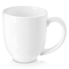 Kubek porcelanowy MONA ORION 129630 — kubek do kawy i herbaty 450 ml, biały