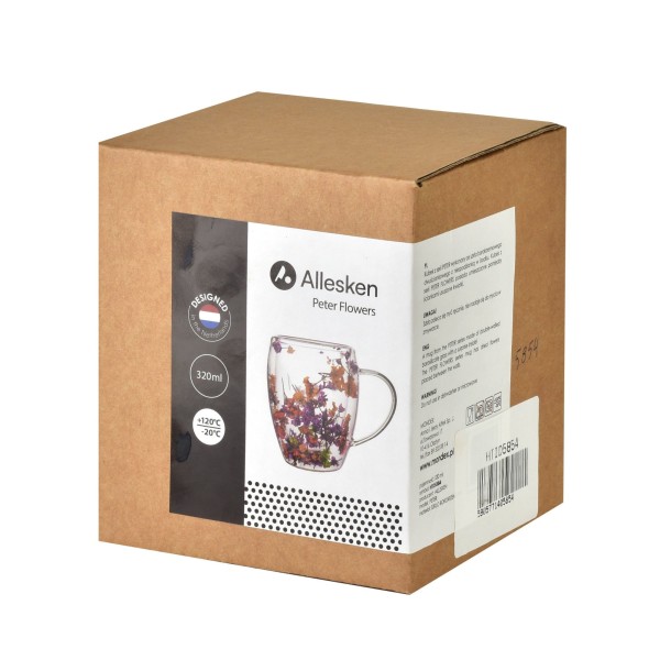 Kubek PETER FLOWERS 320 ml do codziennego użytku