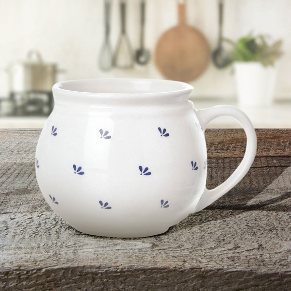 Kubek Orion MODROBILA 190 ml — ceramiczny do kawy i herbaty