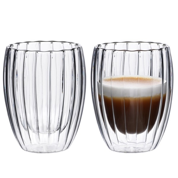 Komplet 2 kubków Peter Stripes 300 ml do codziennego użytku