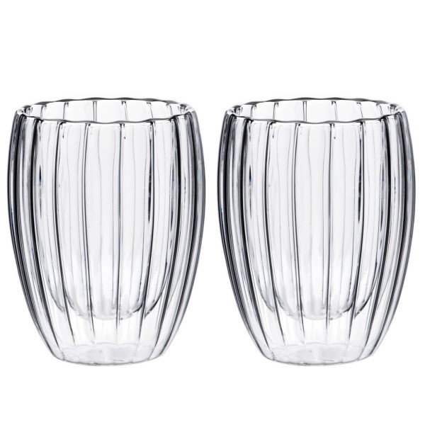 Komplet 2 kubków Peter Stripes 300 ml do codziennego użytku