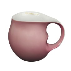 Kubek Colani Colani 0,28 l z uchwytem, różowy — do napojów