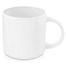 Kubek porcelanowy ORION Mona 330 ml — biały, do kawy i herbaty