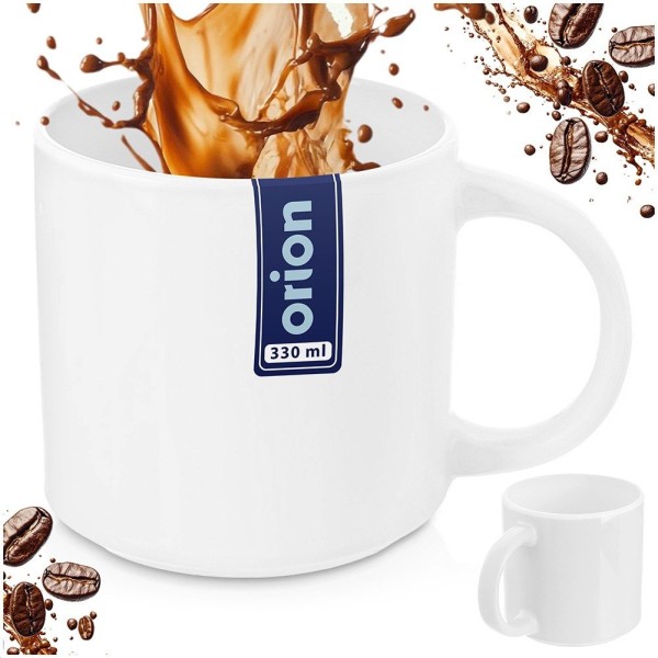 Кубок, MONA Orion 129629 — порцеляновий для кави/чаю 330 мл білий