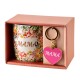 Kubek MAMA z breloczkiem 350 ml — kubek do domu i biura, 8,5×12×9 cm