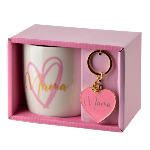 Кубок, MAMA, Kubek z brelokiem 350 мл — для пиття в дорозі, 8,5×12×9 см