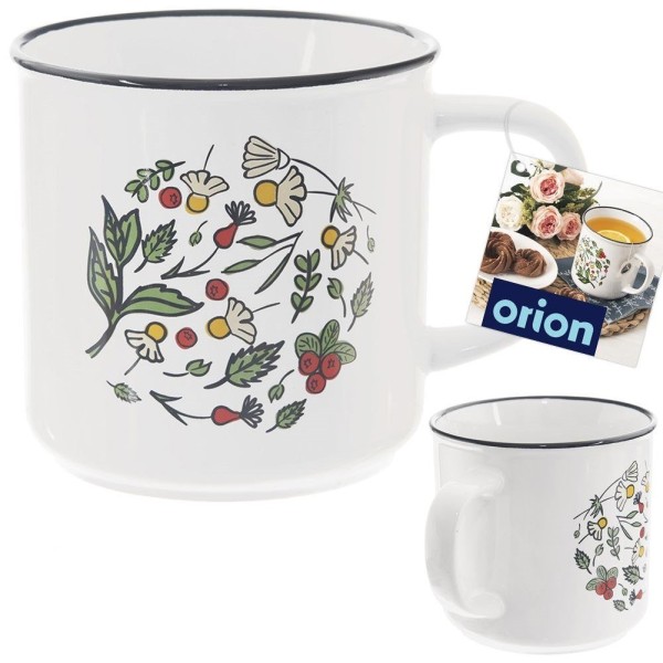 Kubek ceramiczny ORION 129451 — duży 700 ml, z uchem do kawy i herbaty