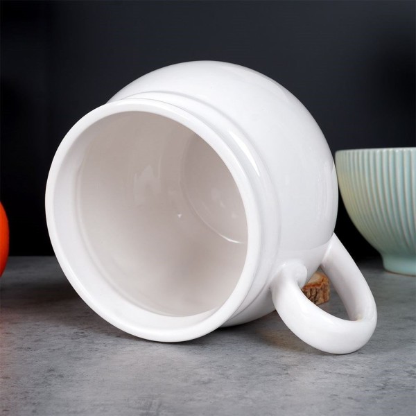 Kubek Orion 129433 Serce — duży ceramiczny kubek do kawy i herbaty 800 ml