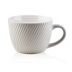 Kubek SALLY LINES GREY 480 ml do codziennego użytku