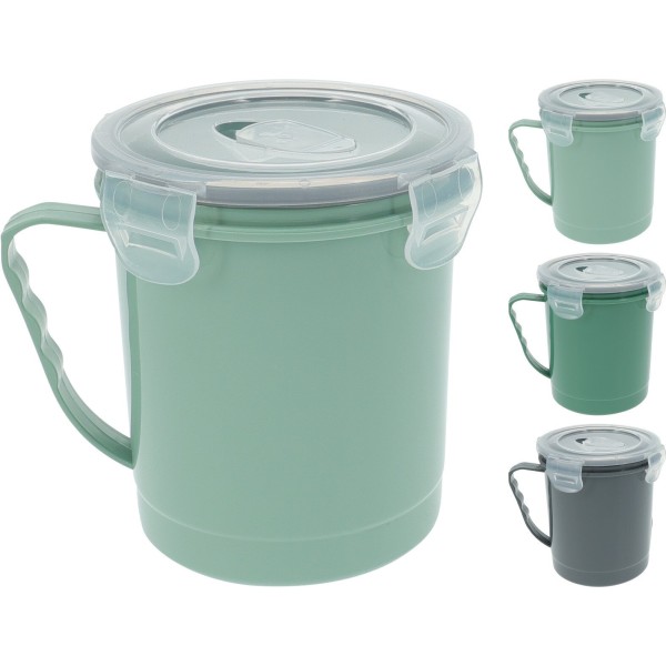 Kubek do mikrofali 600 ml 3 szt. przezroczysty