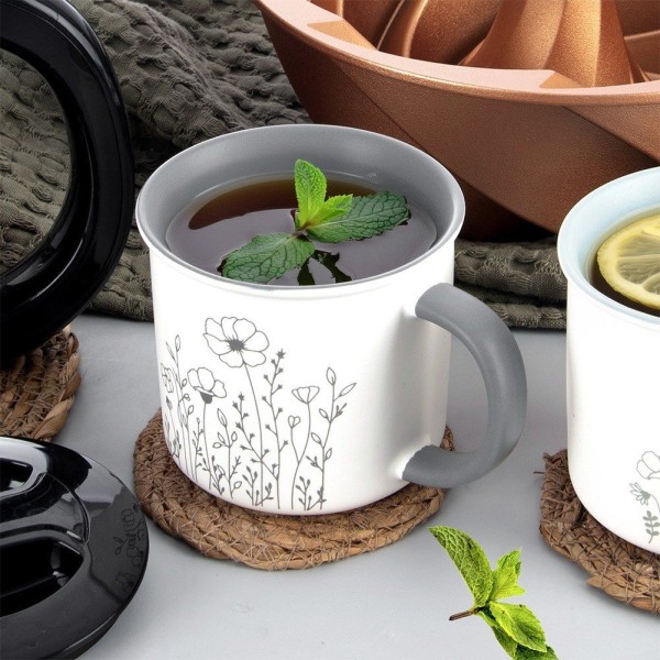 Kubek porcelanowy ORION 112443 — do kawy i herbaty, 400 ml