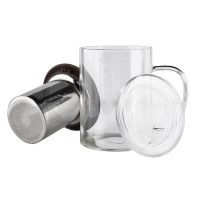 Kubek z zaparzaczem PETER 400 ml do parzenia herbaty i kawy
