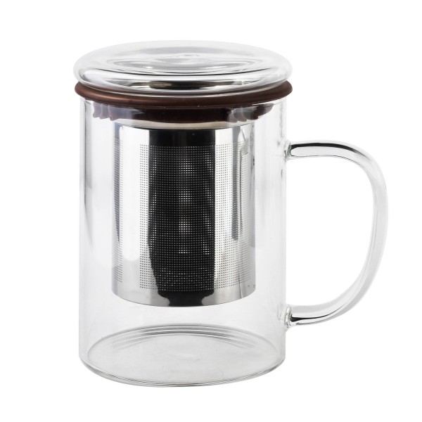 Kubek z zaparzaczem PETER 400 ml do parzenia herbaty i kawy