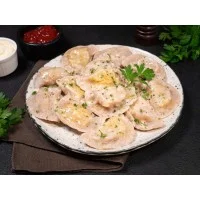 Pierogi z indykiem na mące pełnoziarnistej 500g