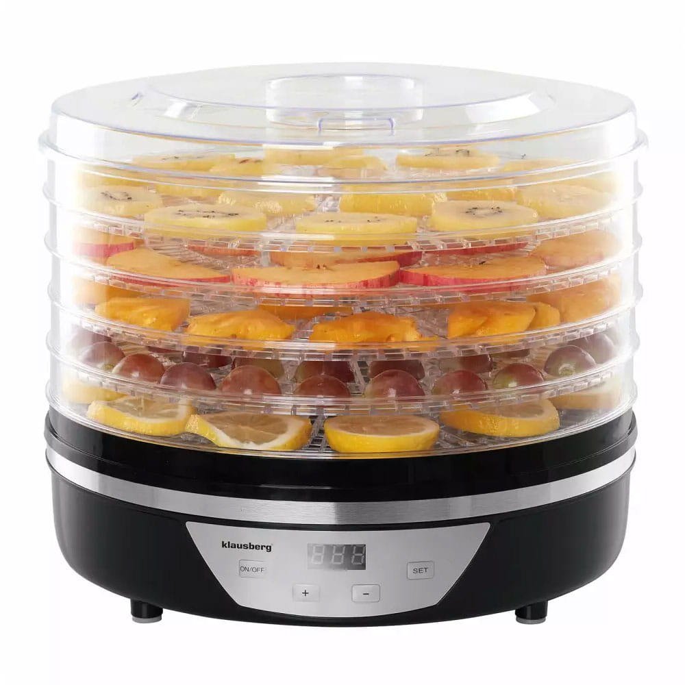 Suszarka do żywności Klausberg KB-7568 350W do suszenia grzybów i owoców w domu
