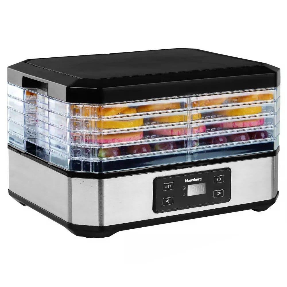 Suszarka do żywności Klausberg KB-7569 350W – do suszenia grzybów i owoców w domu